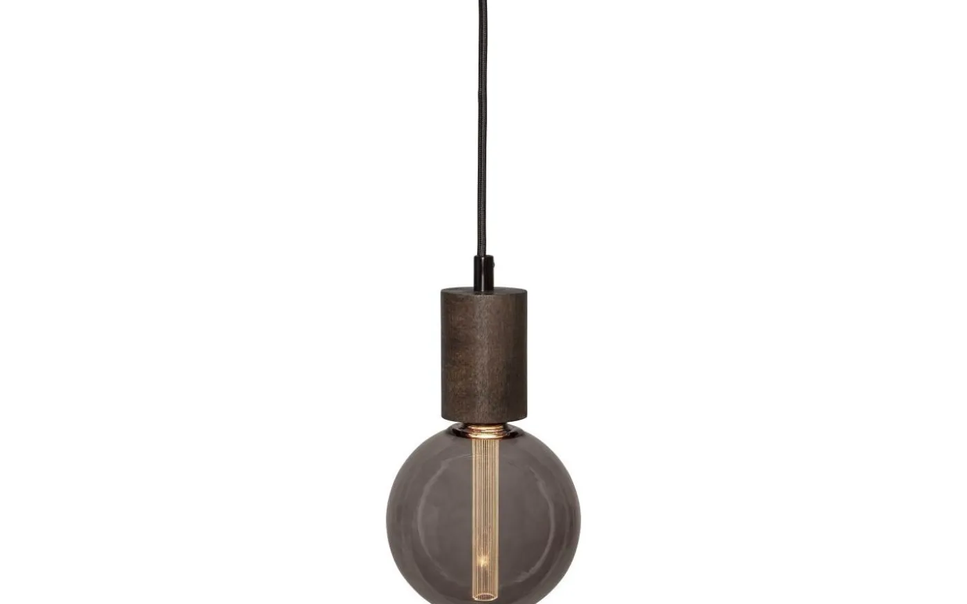 Sladdställ E27 Slim 3,5m Brun/Svart