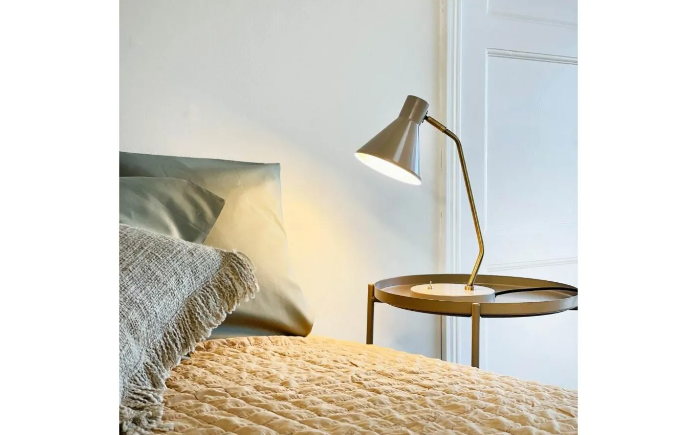 Sleep Skrivbordslampa 43cm Beige/Mässing