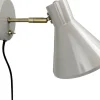 Sleep Vägglampa Blank Beige/Antikmässing