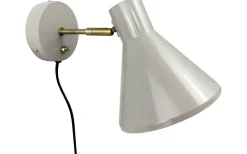 Sleep Vägglampa Blank Beige/Antikmässing