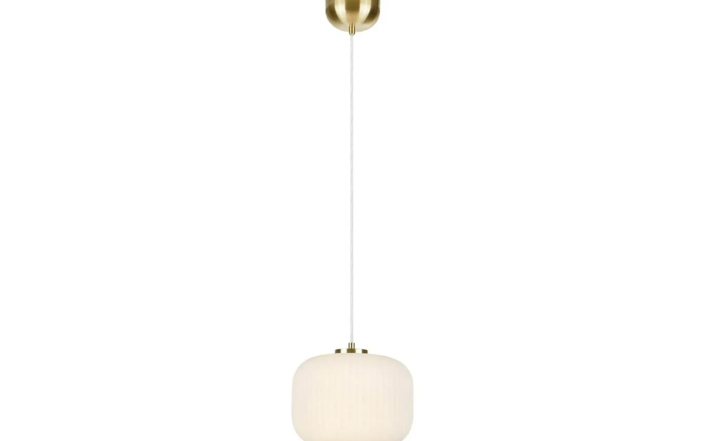 Sober Taklampa 25cm Opal/Mässing