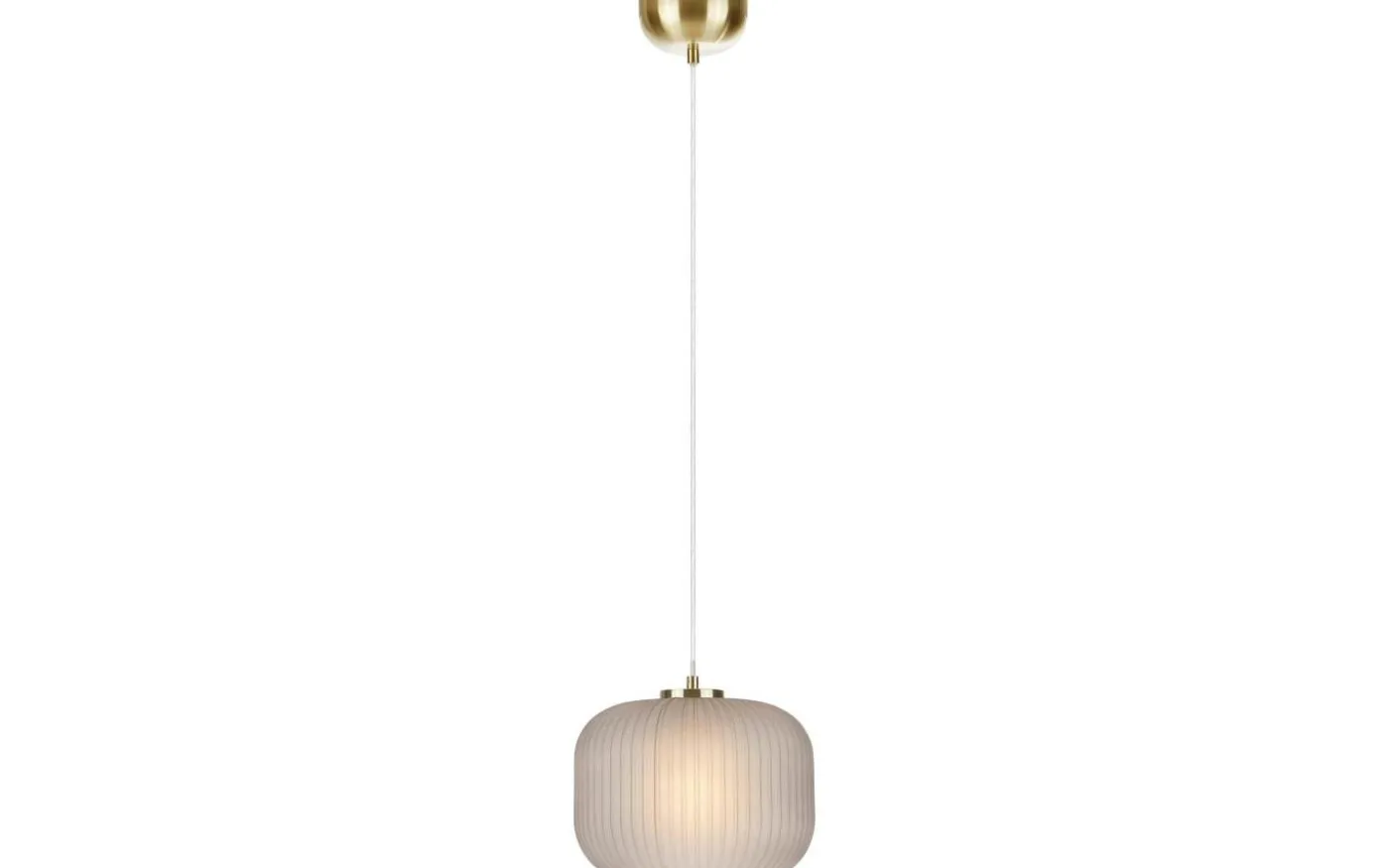 Sober Taklampa 25cm Rök/Mässing
