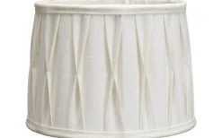 Sofia Lampskärm Ø40cm Plissé Stygn Offwhite