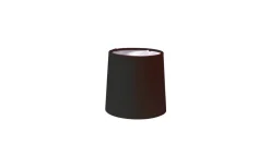 Solid Lampskärm Ø15cm Svart
