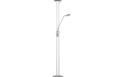 Spock Golvlampa LED uplight borstad stål