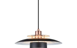 Sörup Taklampa Ø40 Svart/Koppar