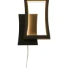 Staccato Vägglampa 3-Steg Dim LED 8W 3000K Svart