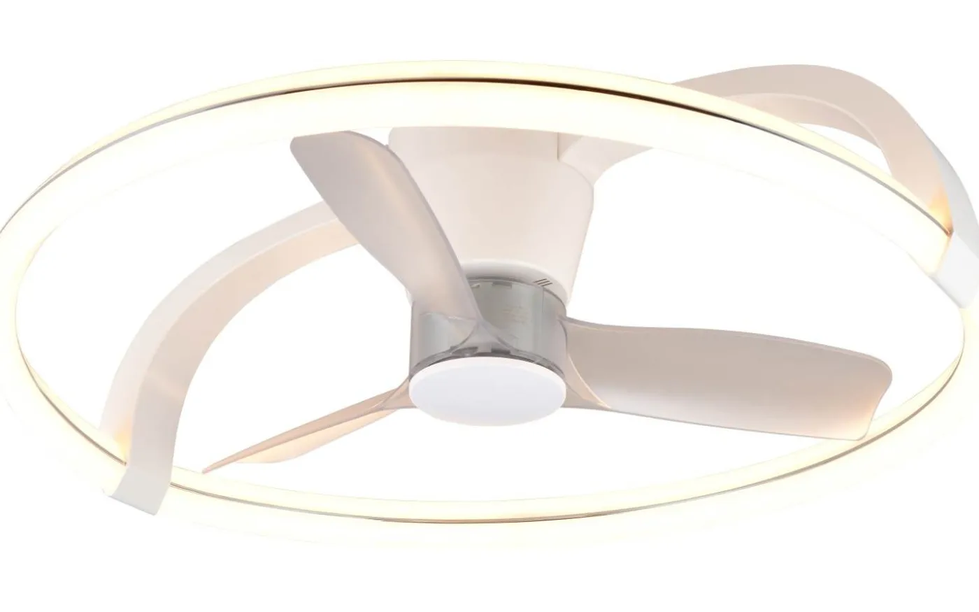 Stockholm Takfläkt 74cm LED matt vit