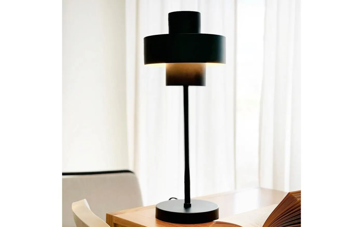 Stoke Bordslampa 49,5cm Svart