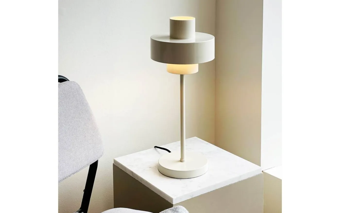 Stoke Bordslampa 49,5cm Vit