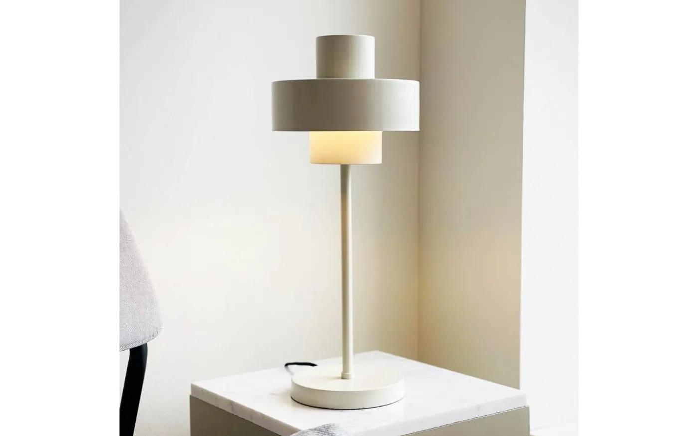 Stoke Bordslampa 49,5cm Vit