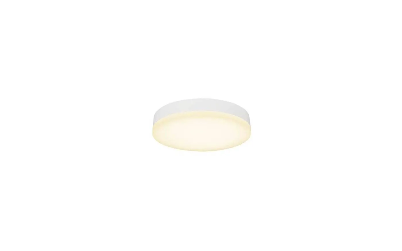 Straight Plafond Ø28cm LED 24W 1600lm 3000K Vit/Opal IP44