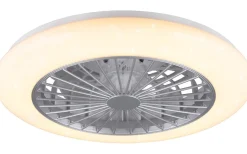 Stralsund Takfläkt 49cm LED grå stjärnljus