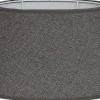 Studio 54 Oval Lampskärm 20cm Mörk Sand