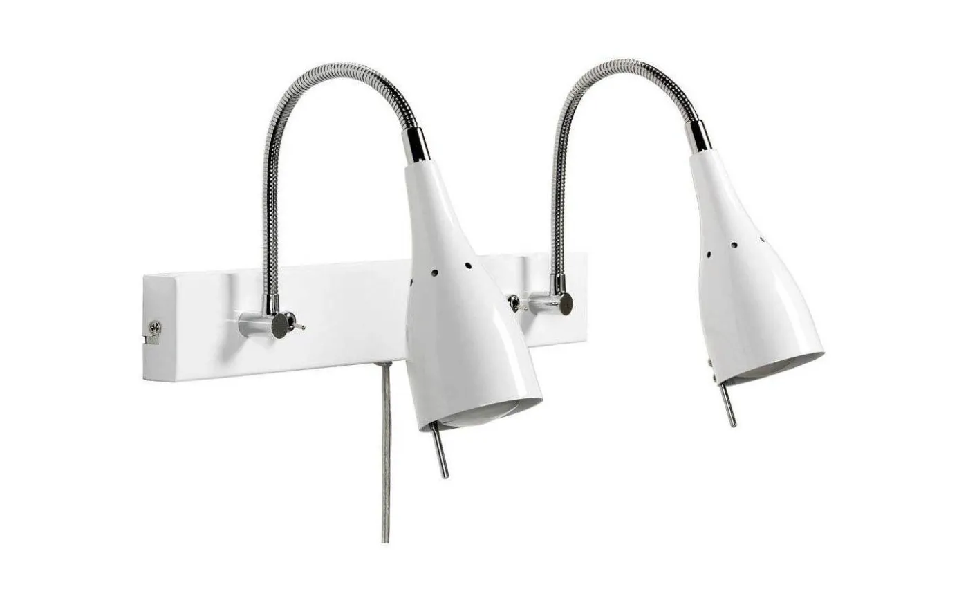 Tanum Vägglampa 2L Vit
