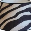 Terranea Zebra Lampskärm Ø35cm Svart Ralph Lauren