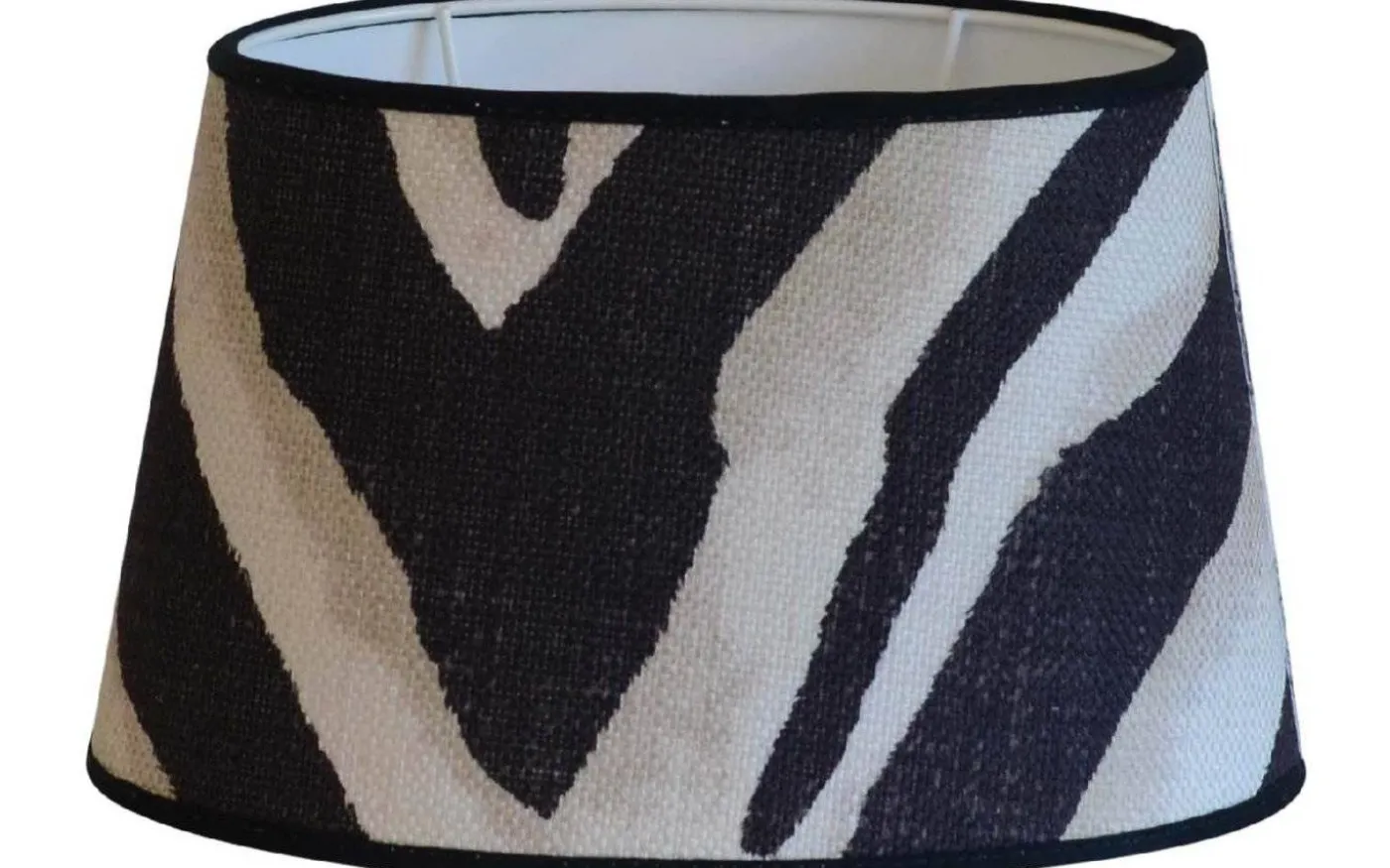 Terranea Zebra Oval Lampskärm 20cm Svart Ralph Lauren
