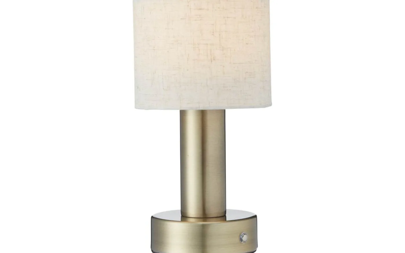 Tiara Lampskärm Ø13cm med Topplock Vit/Beige
