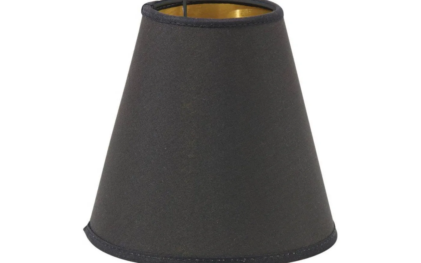 Toppringskärm Ø15cm E14 Svart/Guld