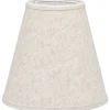 Toppringskärm E14 Ø15cm Lin Ljus Beige