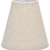 Toppringskärm E14 Ø15cm Lin Natur