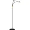 Toreno Golvlampa 127cm LED 2L Svart/Mässing