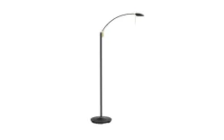 Toreno Golvlampa 127cm LED Svart/Mässing