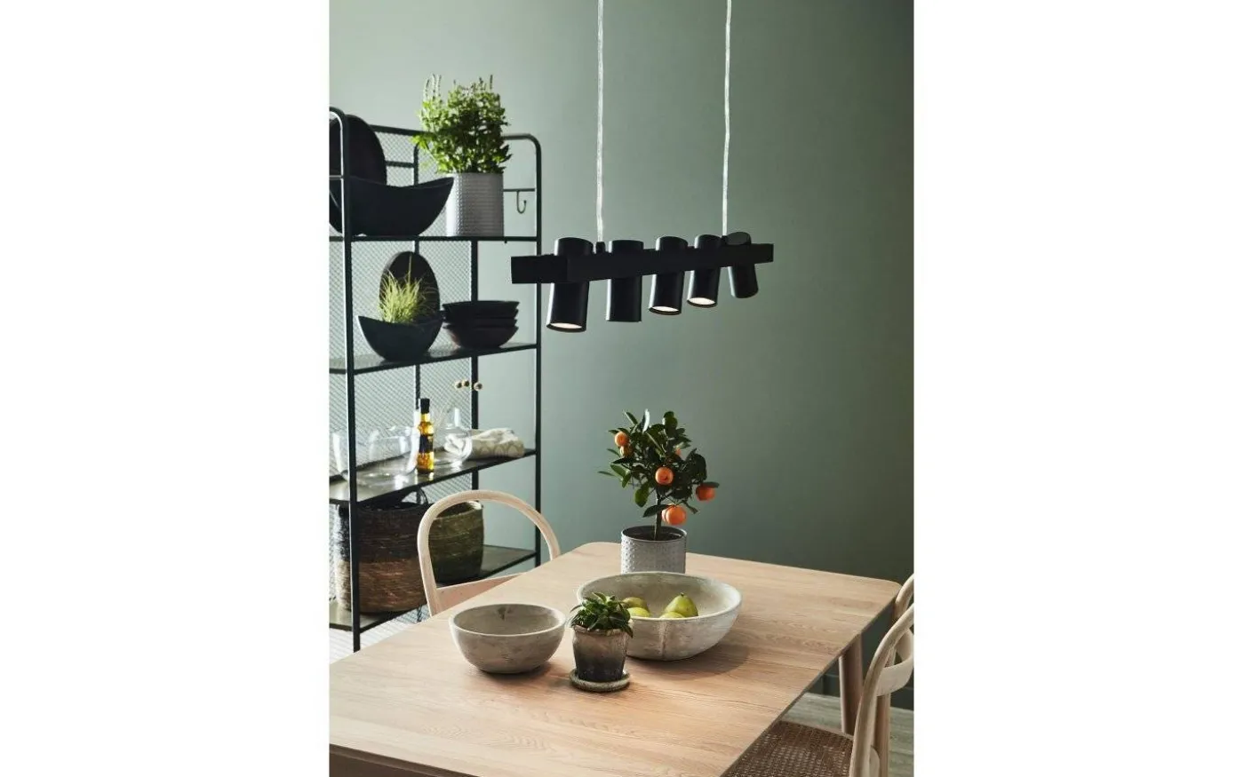 Torino Taklampa 5L Svart