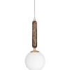 Torrano Fönsterlampa 15cm E14 Brun/Opalvit