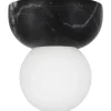 Torrano Vägglampa/Plafond 13cm IP44 Svart