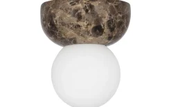 Torrano Vägglampa/Plafond 13cm IP44 Brun