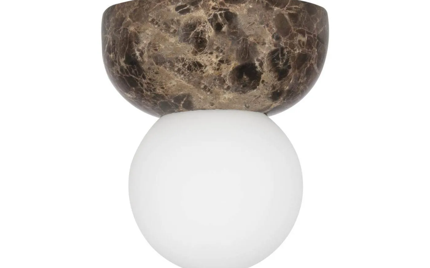 Torrano Vägglampa/Plafond 13cm IP44 Brun