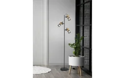 Tosh Golvlampa E14 mattsvart