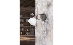 Traditionell Vägglampa E14 rustik