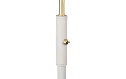 Traveller Golvlampa E27 varmgrå/matt mässing