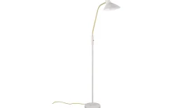 Traveller Golvlampa E27 varmgrå/matt mässing
