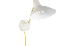 Traveller Vägglampa E27 varmgrå/matt mässing