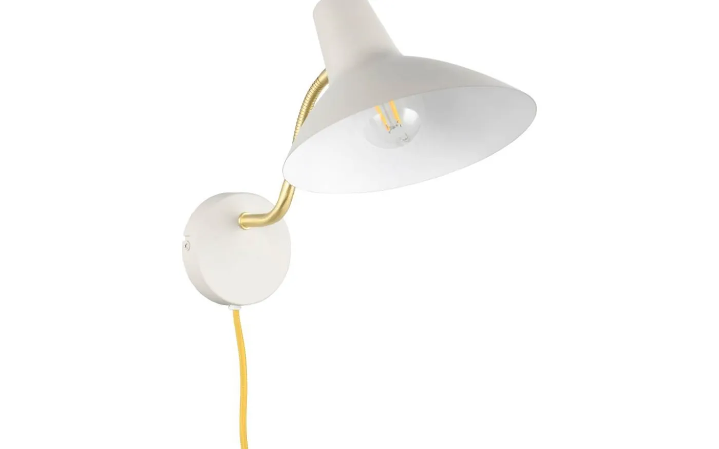 Traveller Vägglampa E27 varmgrå/matt mässing