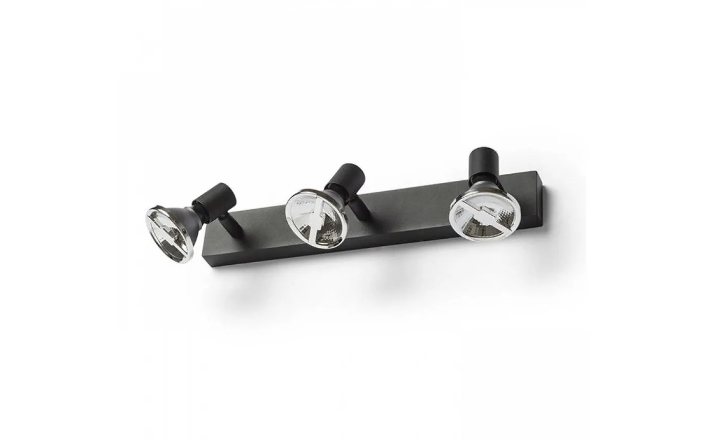 Trica III Takspotlight 3L Svart