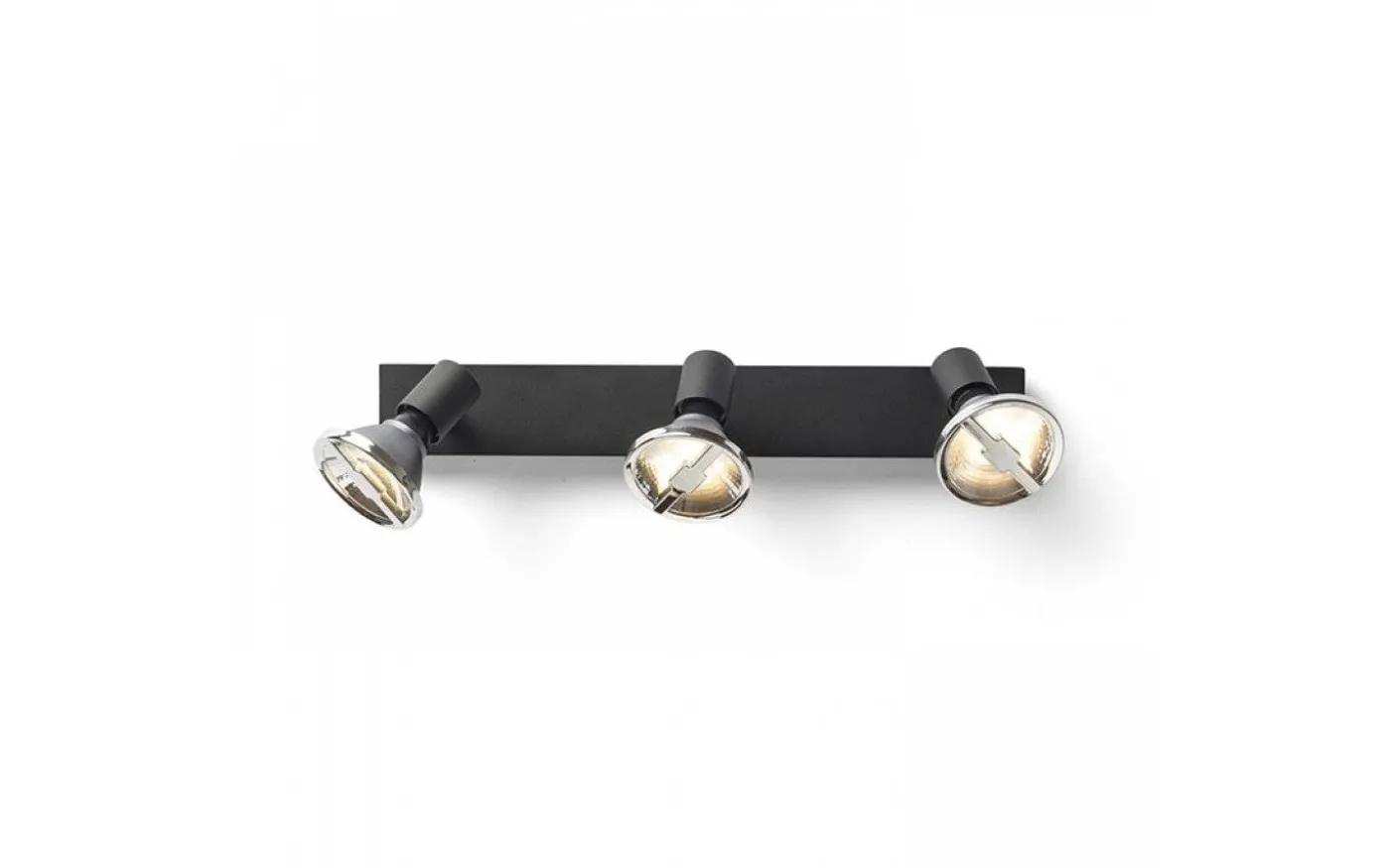 Trica III Takspotlight 3L Svart