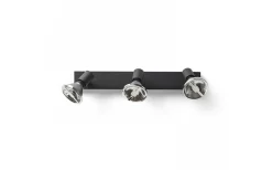 Trica III Takspotlight 3L Svart