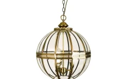 Tsar Taklampa 40cm Antikmässing