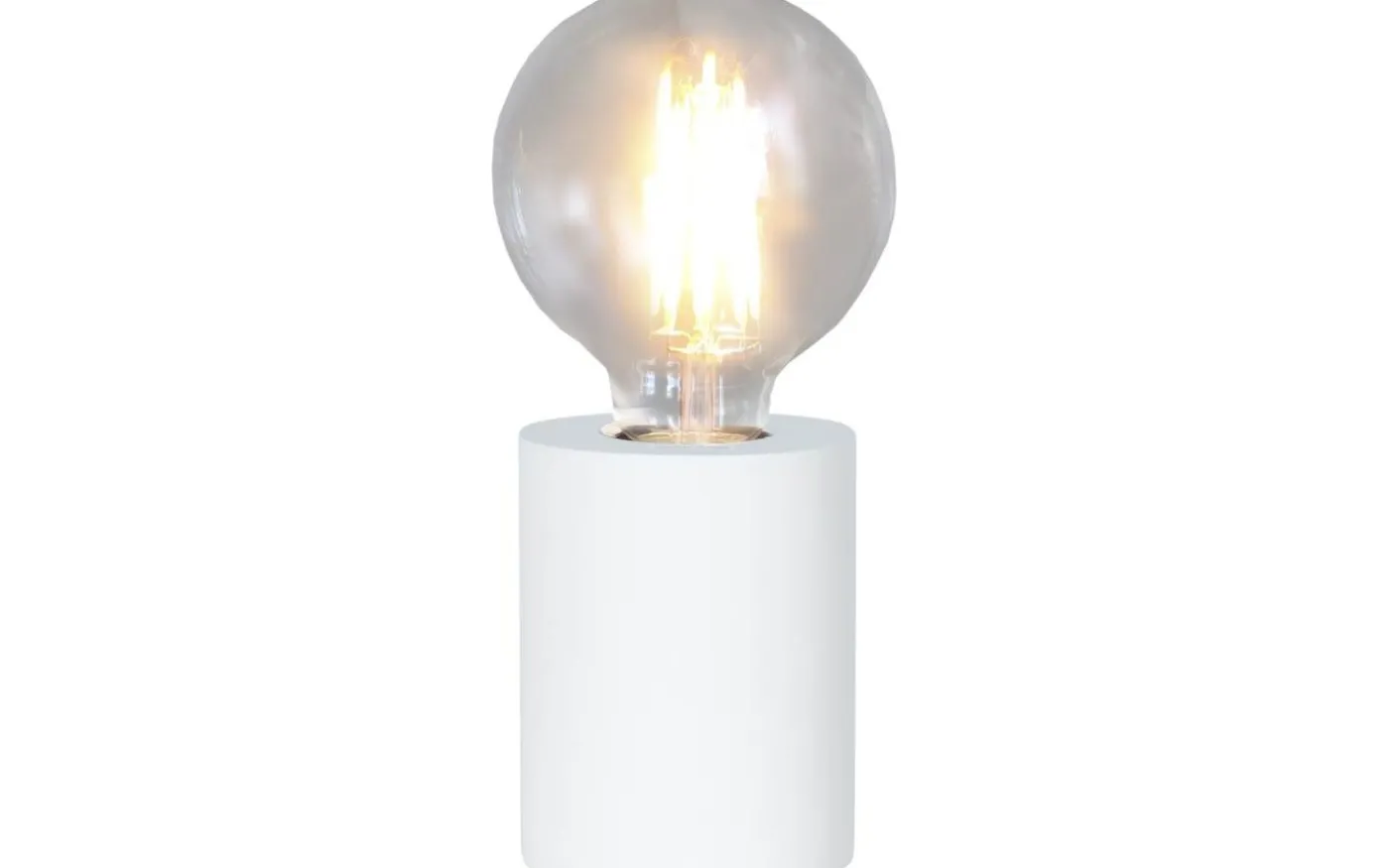 Tub Bordslampa 10cm Vit