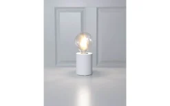 Tub Bordslampa 10cm Vit