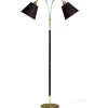 Tullgarn Golvfot 148cm 2L Mässing/Svart
