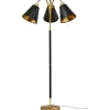 Tullgarn Golvfot 148cm 3L Mässing/Svart