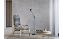 Tyson Golvlampa Vipparm 137cm Svart