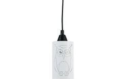 Ugglan Fönsterlampa 8cm Vit