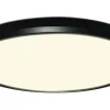 Ultra Light Plafond Ø30cm LED 3-Steg DIM Minne 3000K 1600lm 18W(150W) Svart IP54