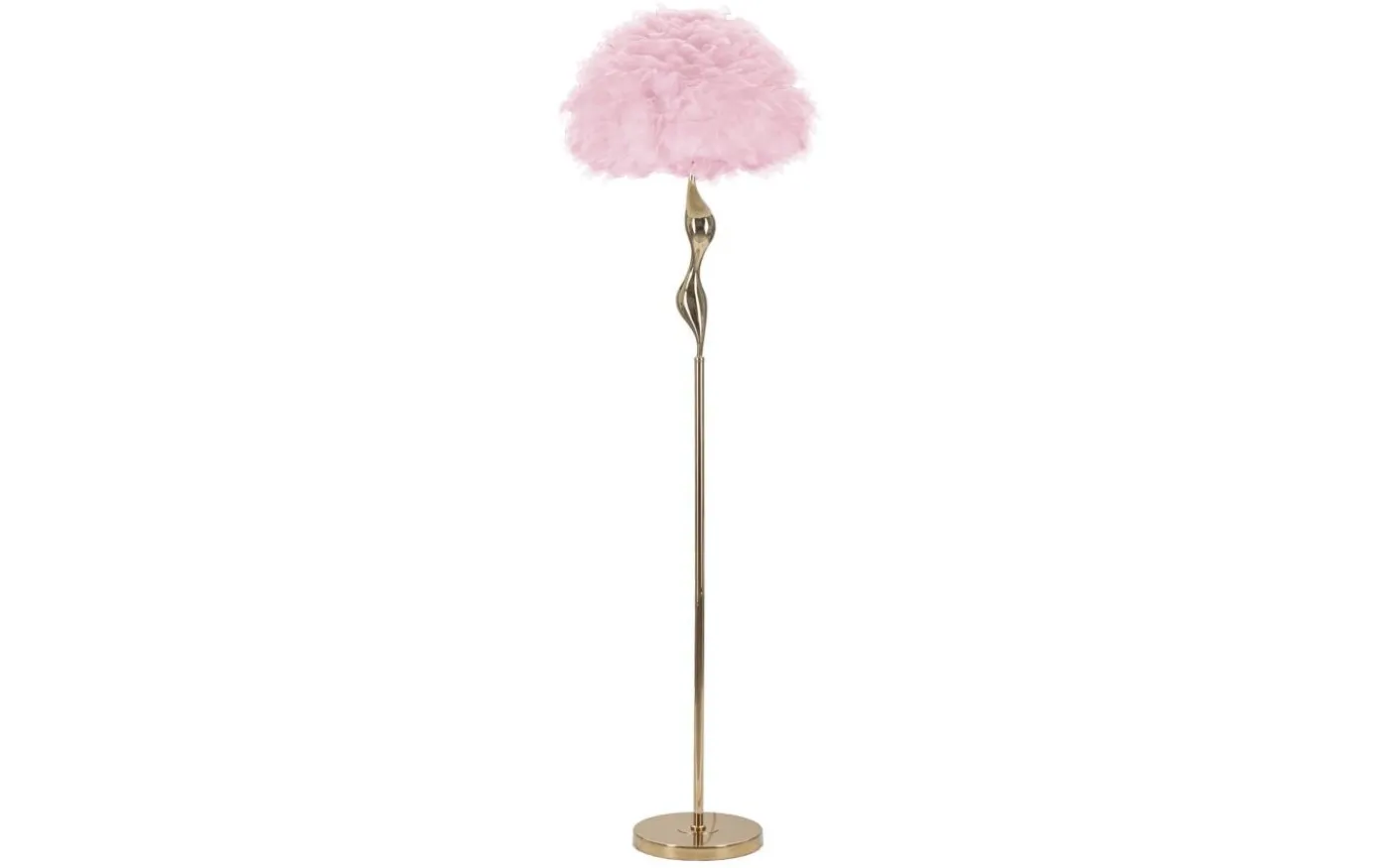 Unica Golvlampa 165cm Rosa/Guld